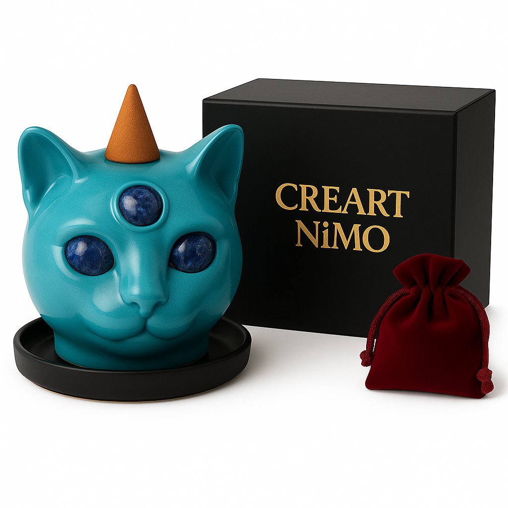 GUARDIÁN DEL AGUA - QUEMADOR INCIENSO LAPISLÁZULI