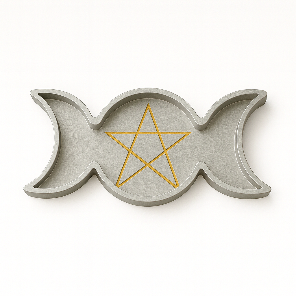 MINI ALTAR TRIPLE LUNA LA DIOSA - PUREZA - CLARIDAD ESPIRITUAL