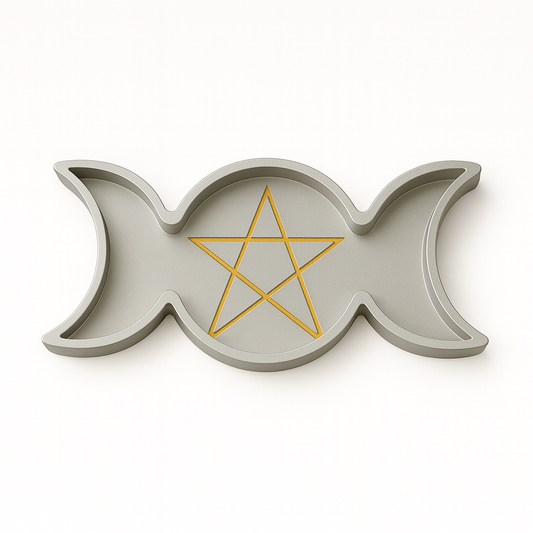 MINI ALTAR TRIPLE LUNA LA DIOSA - PUREZA - CLARIDAD ESPIRITUAL