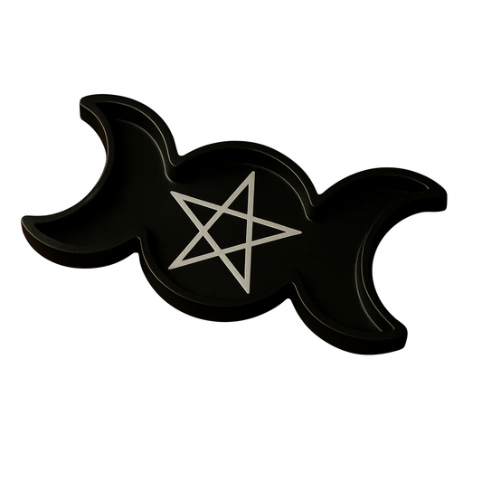 MINI ALTAR TRIPLE LUNA - LUNA SOMBRAS - PROTECCIÓN Y MISTERIO