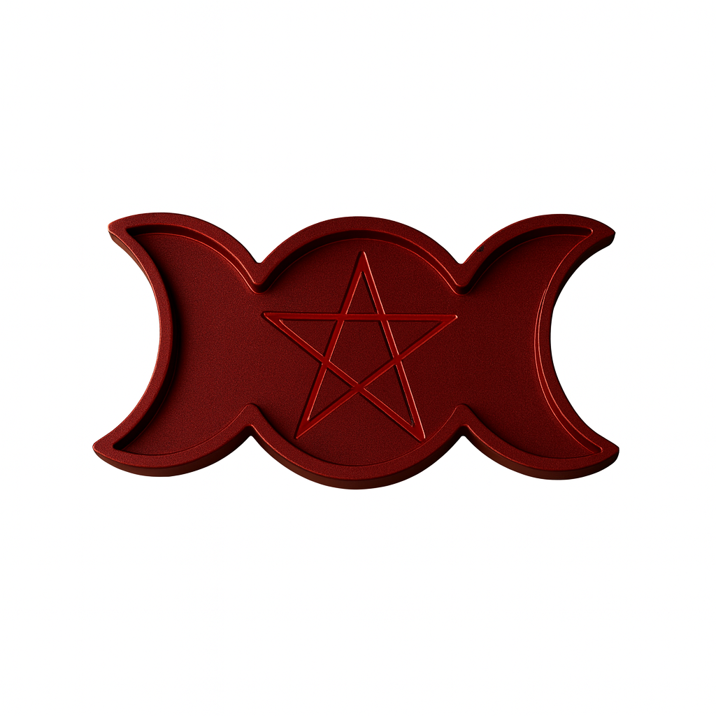 MINI ALTAR TRIPLE LUNA DE SANGRE- FUERZA - PASIÓN - TRANSFORMACIÓN